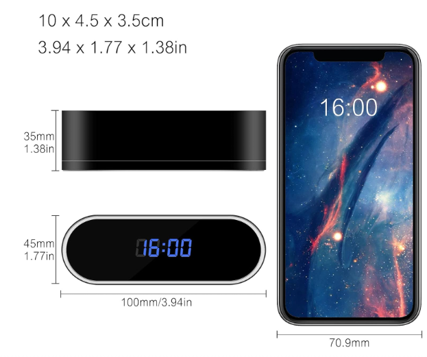 CAMARA TIPO RELOJ ESPIA MD-11867