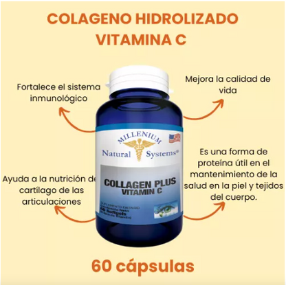 COLAGENO + VITAMINA C EN CAPSULA LIQUIDA X 60